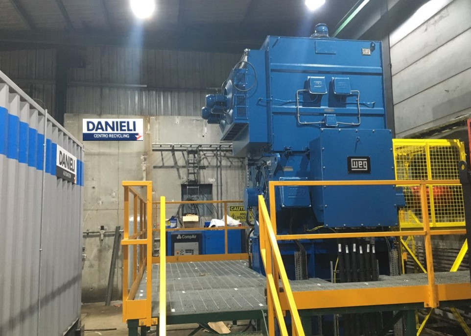 Galway Metal Co. Ltd very satisfied with Danieli shredder drive line