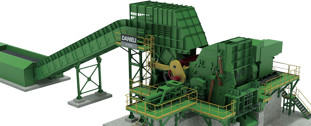 Non-ferrous shredder plant